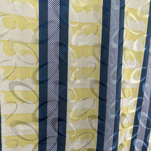 Robert Graham Button Down Stripes Accent Cuffs Silk Cotton Shirt Men's Large - Picture 8 of 10